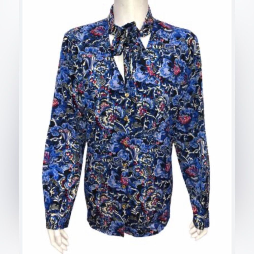 C Wonder.  New without tags. Floral button up, detailed, business casual.